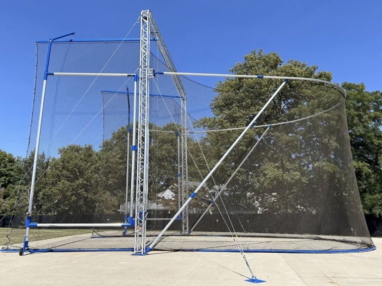 Indiana State Universtiy track and field hammer and discus throws cage 